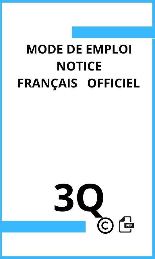 Mode d'emploi four  3Q Français