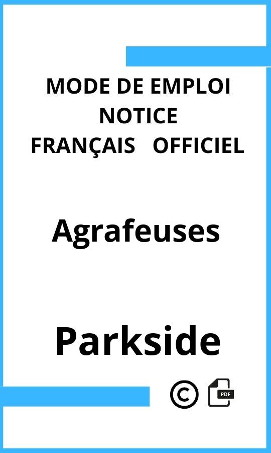 Parkside Agrafeuses Mode d'emploi Français