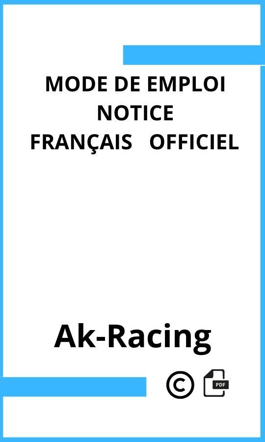 Mode d'emploi four Ak-Racing  Français