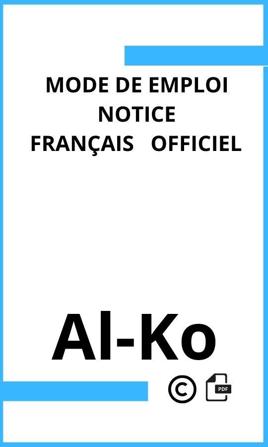  Al-Ko Mode d'emploi Français