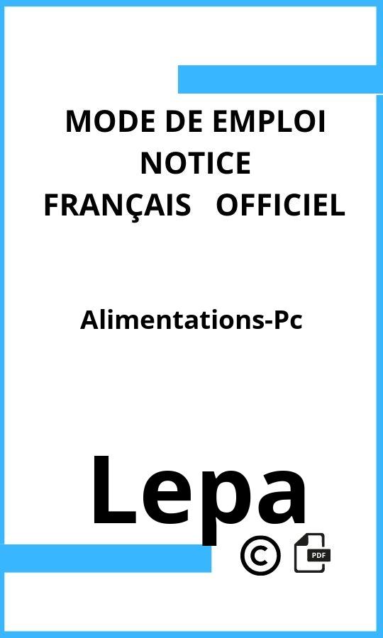 Mode d'emploi four Lepa Alimentations-Pc Français