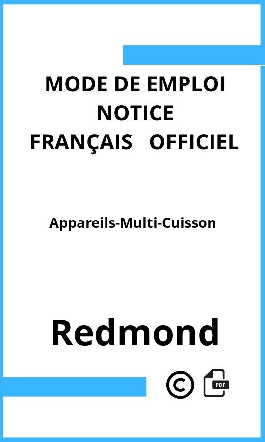 Appareils-Multi-Cuisson Redmond Mode d'emploi Français