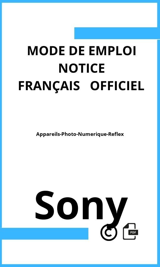 Mode d'emploi four Sony Appareils-Photo-Numerique-Reflex Français