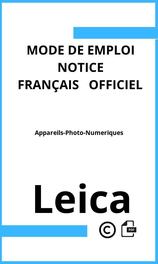 Appareils-Photo-Numeriques Leica Mode d'emploi Français