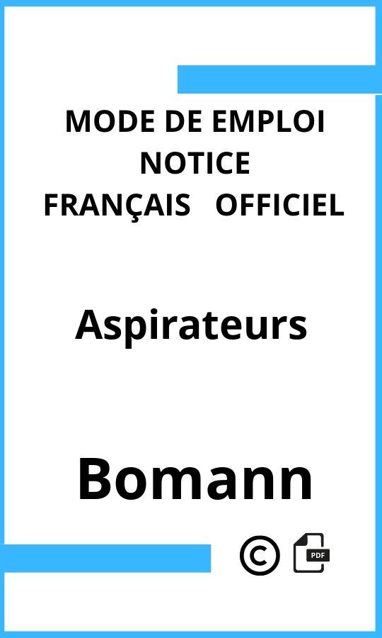 Mode d'emploi four Bomann Aspirateurs Français