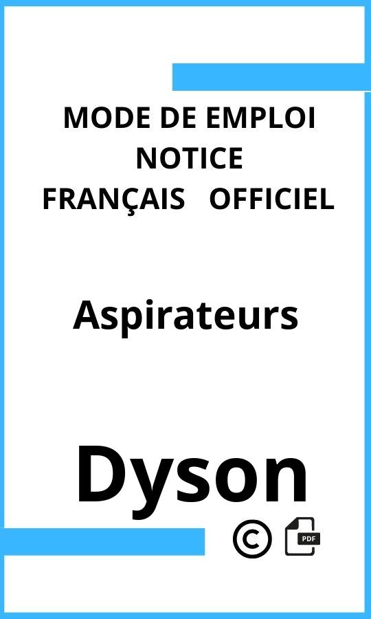 Mode d'emploi four Aspirateurs Dyson Français