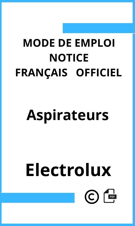 Mode d'emploi four Aspirateurs Electrolux Français