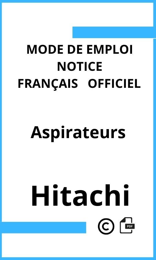 Aspirateurs Hitachi Mode d'emploi Français