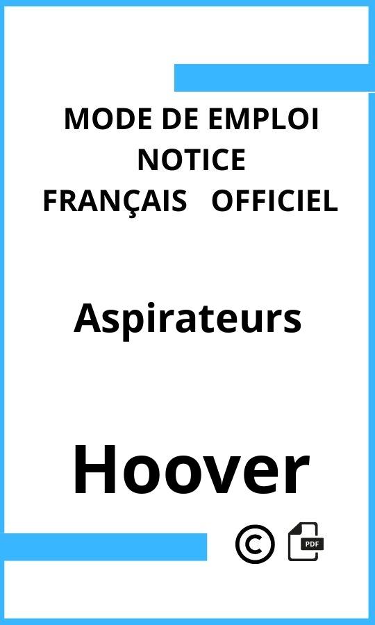 Mode d'emploi four Aspirateurs Hoover Français