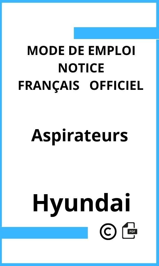 Aspirateurs Hyundai Mode d'emploi Français