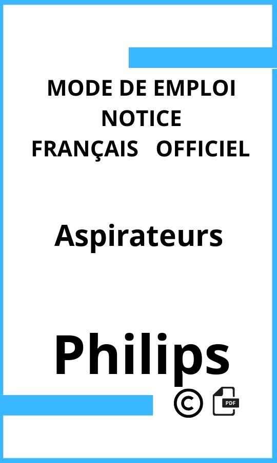 Philips Aspirateurs Mode d'emploi Français