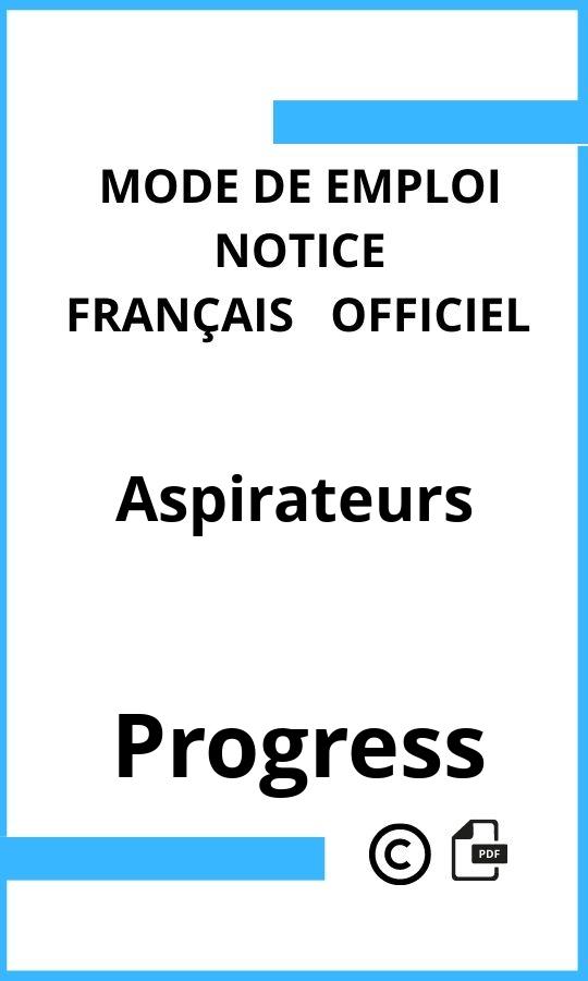 Mode d'emploi four Progress Aspirateurs Français