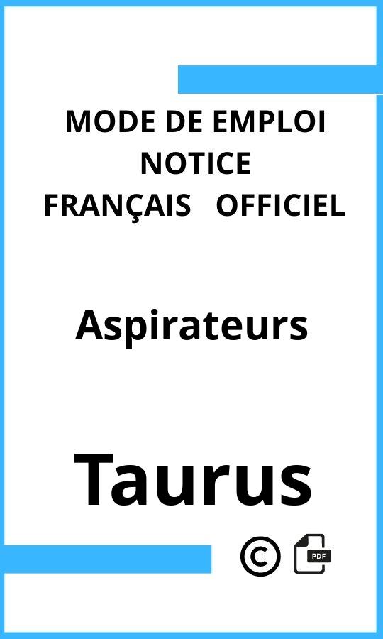 Mode d'emploi four Taurus Aspirateurs Français