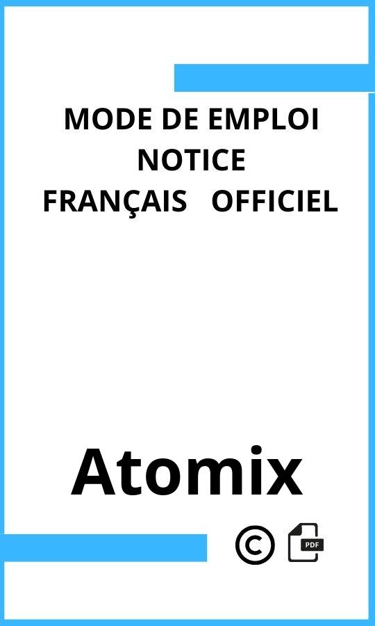 Mode d'emploi four Atomix  Français