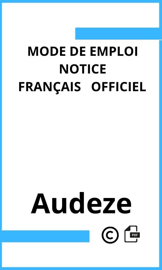 Mode d'emploi four  Audeze Français