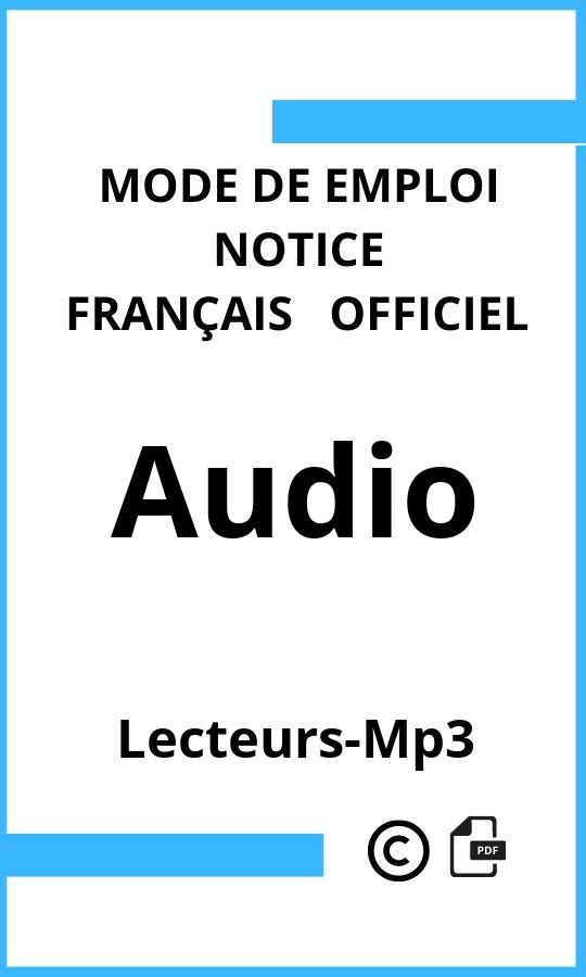 Mode d'emploi four Lecteurs-Mp3 Audio Français