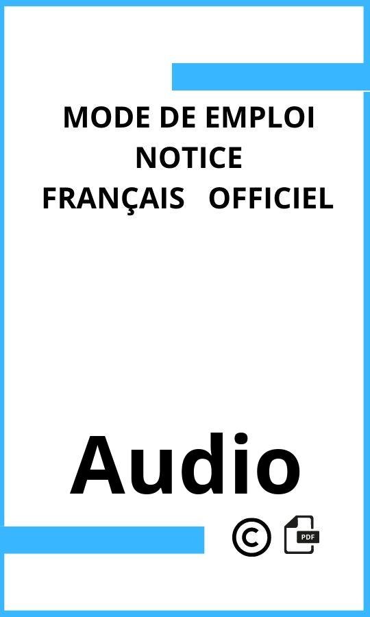  Audio Mode d'emploi Français