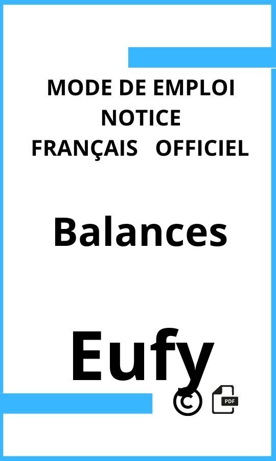 Balances Eufy Mode d'emploi Français