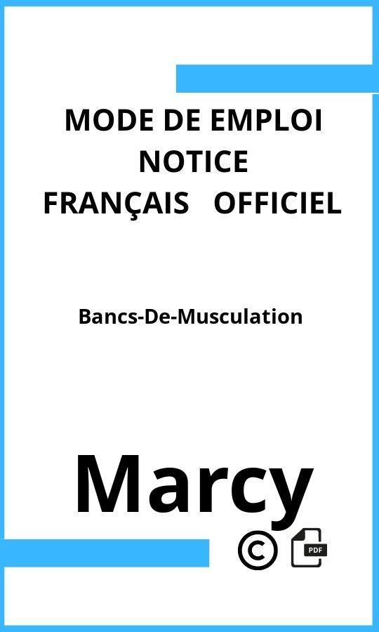 Marcy Bancs-De-Musculation Mode d'emploi Français