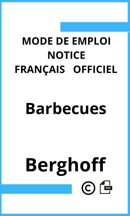 Berghoff Barbecues Mode d'emploi Français