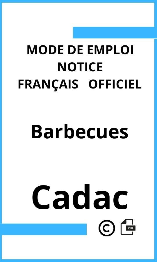 Cadac Barbecues Mode d'emploi Français