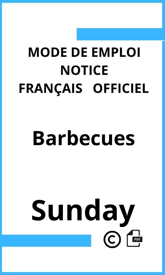 Barbecues Sunday Mode d'emploi Français