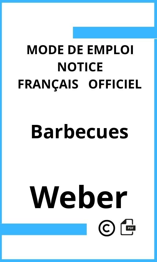 Mode d'emploi four Barbecues Weber Français