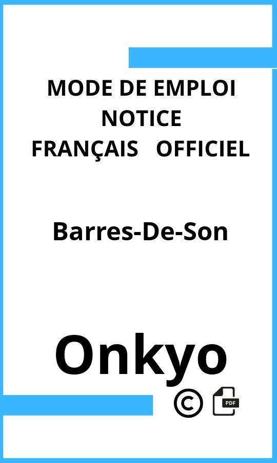 Mode d'emploi four Barres-De-Son Onkyo Français