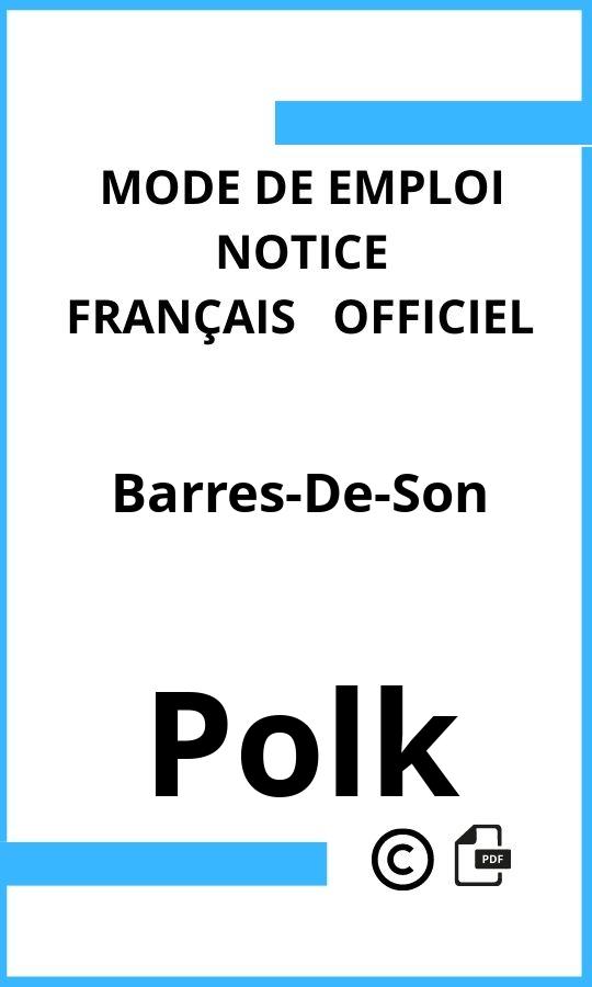 Barres-De-Son Polk Mode d'emploi Français