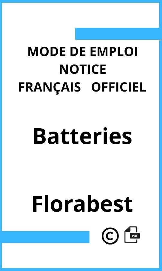 Florabest Batteries Mode d'emploi Français