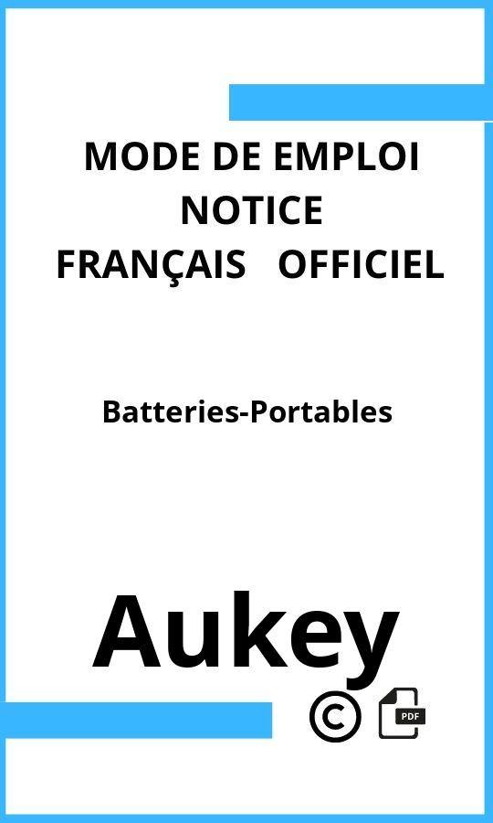 Batteries-Portables Aukey Mode d'emploi Français