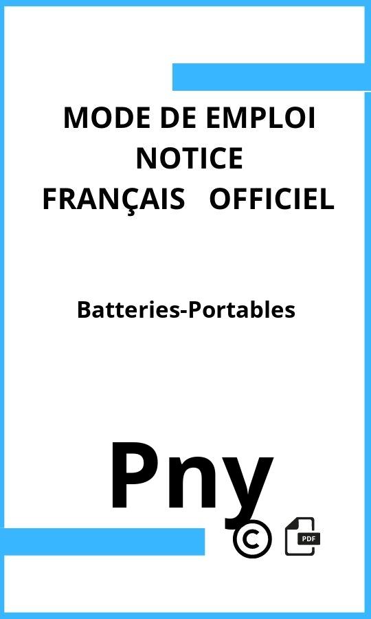 Pny Batteries-Portables Mode d'emploi Français