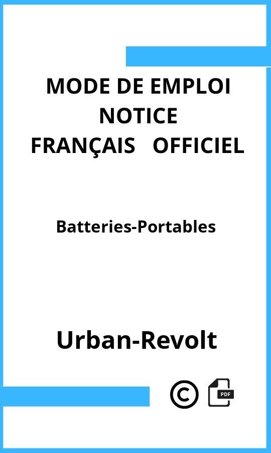 Batteries-Portables Urban-Revolt Mode d'emploi Français