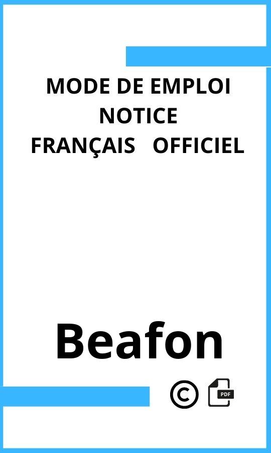 Mode d'emploi four  Beafon Français