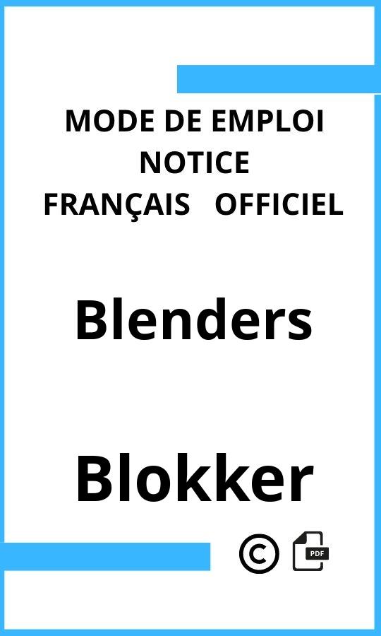 Mode d'emploi four Blokker Blenders Français