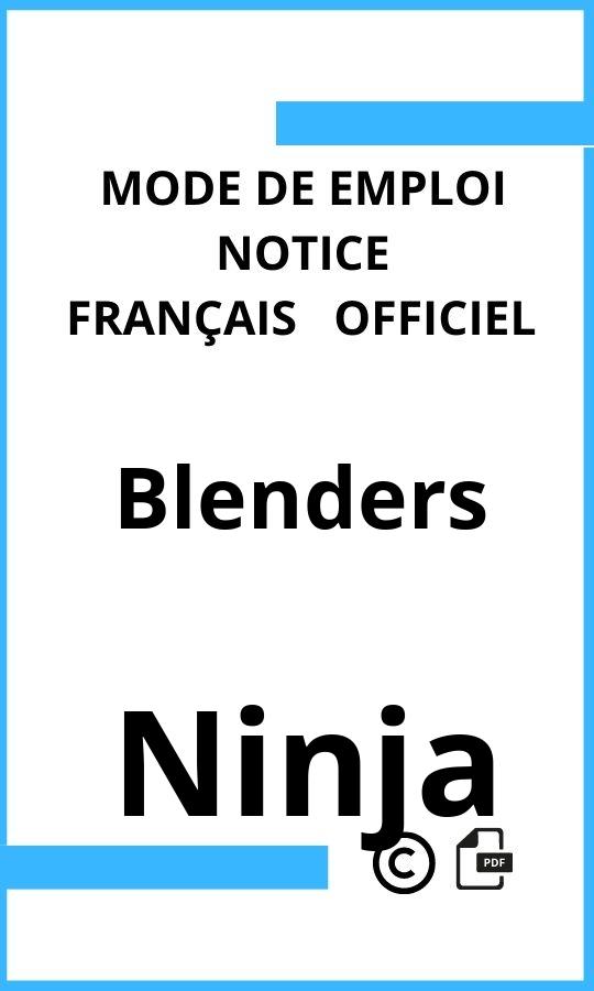 Blenders Ninja Mode d'emploi Français