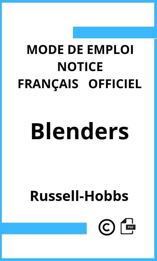 Mode d'emploi four Russell-Hobbs Blenders Français