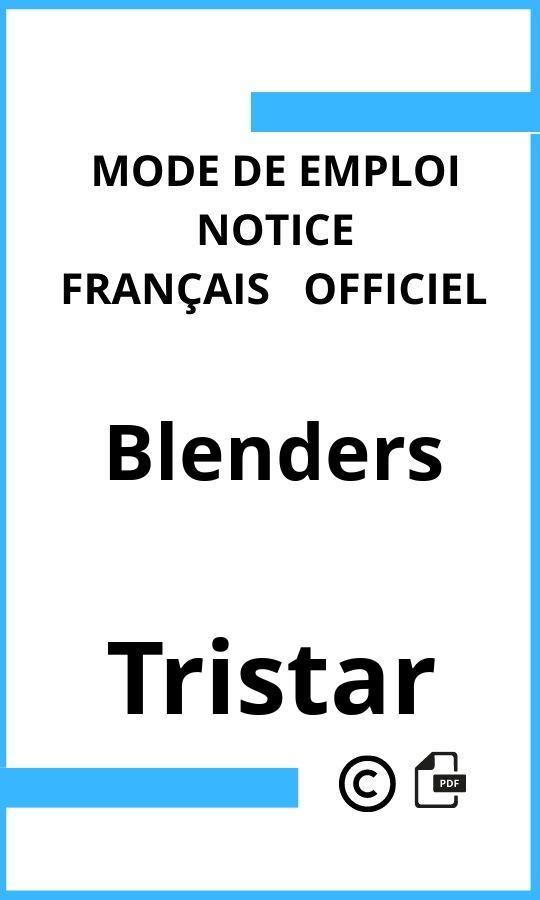 Mode d'emploi four Tristar Blenders Français