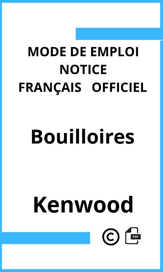 Mode d'emploi four Kenwood Bouilloires Français