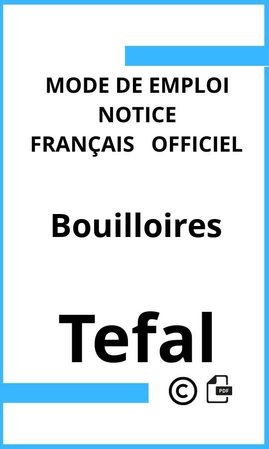 Bouilloires Tefal Mode d'emploi Français