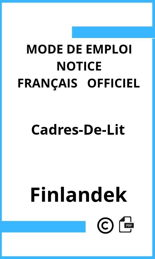 Cadres-De-Lit Finlandek Mode d'emploi Français