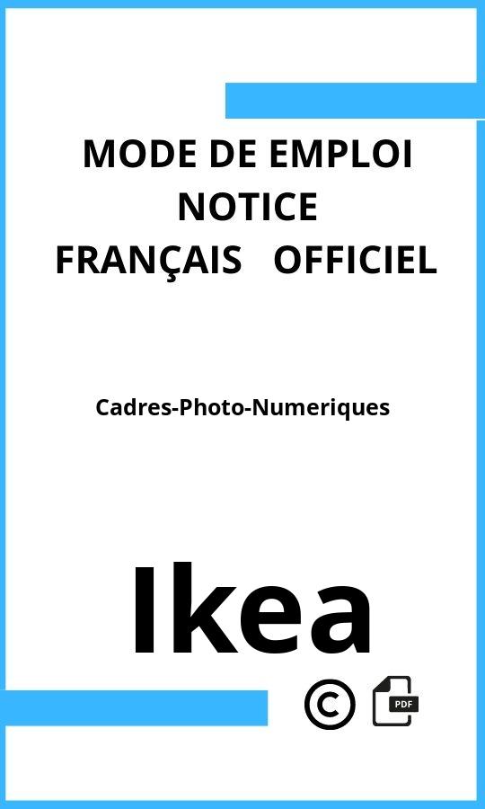 Mode d'emploi four Cadres-Photo-Numeriques Ikea Français