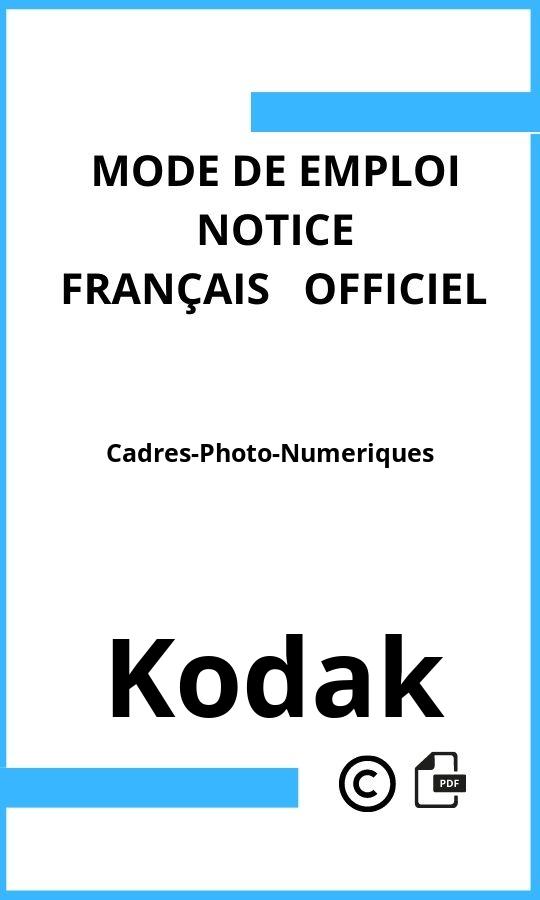 Mode d'emploi four Kodak Cadres-Photo-Numeriques Français