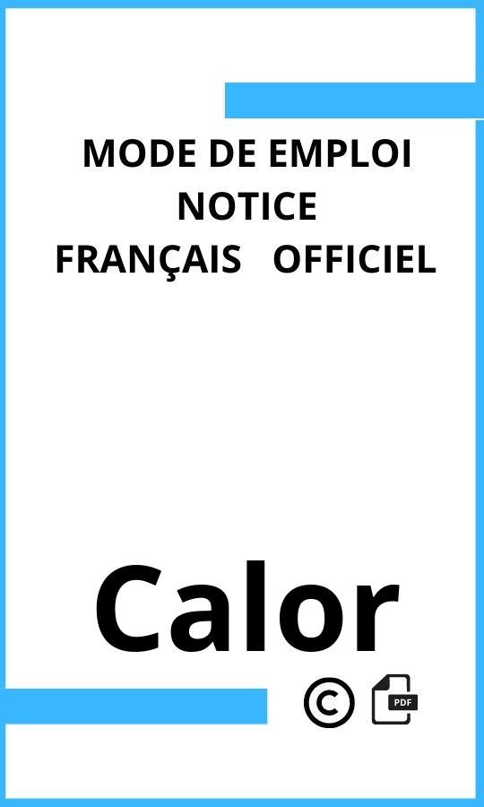 Mode d'emploi four Calor  Français