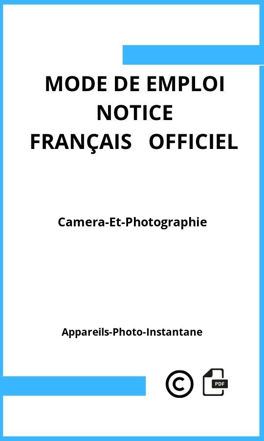 Mode d'emploi four Camera-Et-Photographie Appareils-Photo-Instantane Français