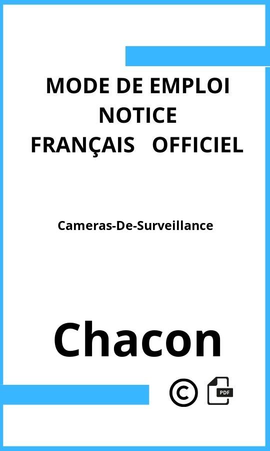 Mode d'emploi four Cameras-De-Surveillance Chacon Français