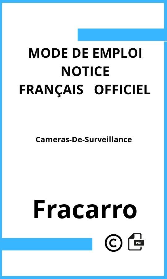 Cameras-De-Surveillance Fracarro Mode d'emploi Français