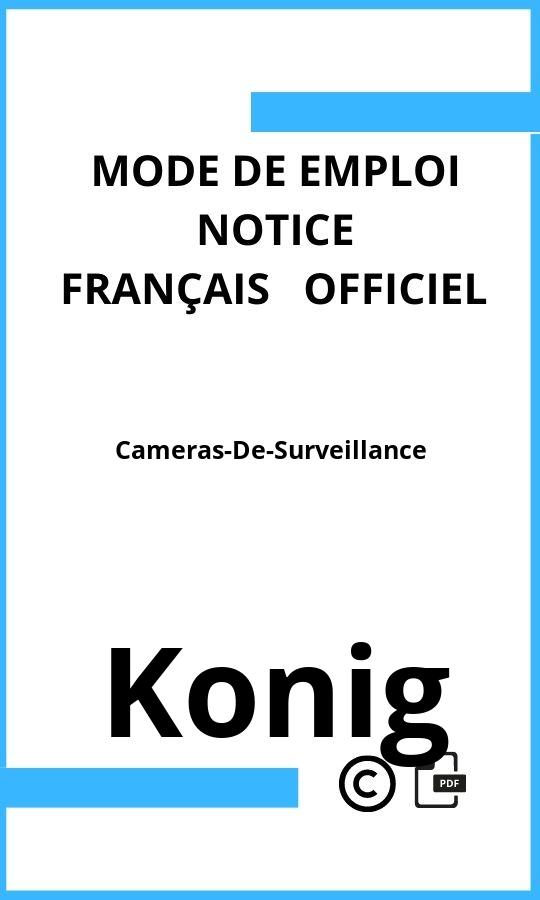 Cameras-De-Surveillance Konig Mode d'emploi Français