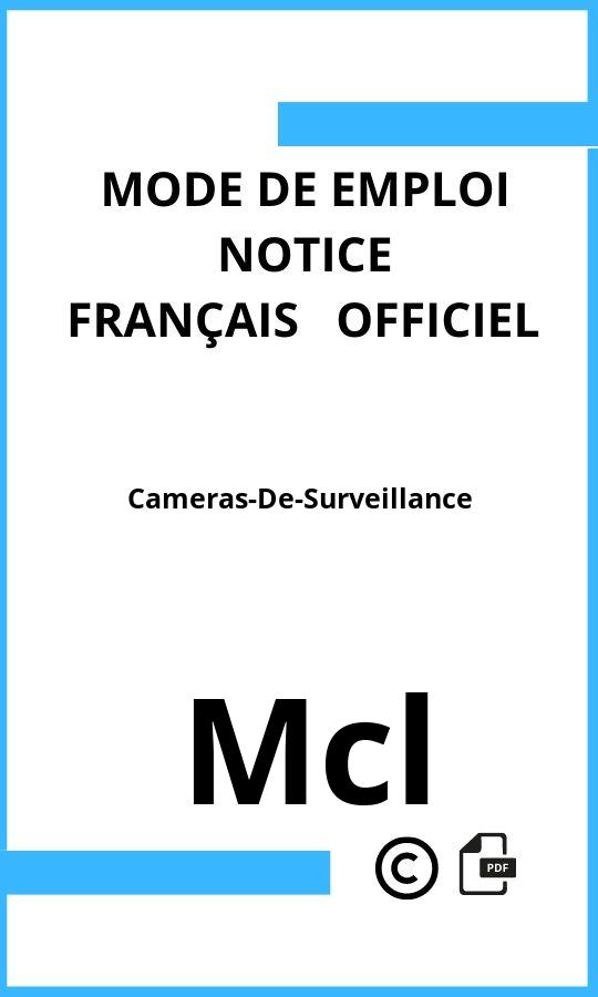 Mcl Cameras-De-Surveillance Mode d'emploi Français