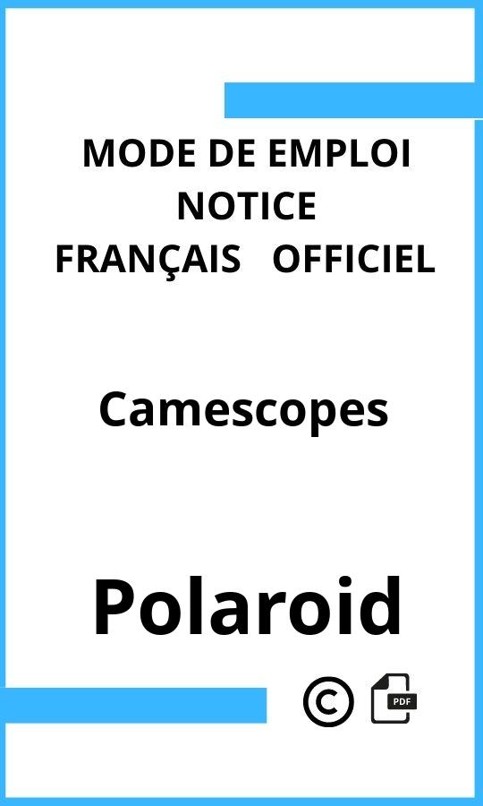 Camescopes Polaroid Mode d'emploi Français